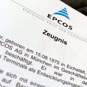 Certified translation of Application Documents into German