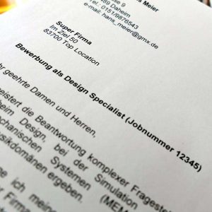 Traducción jurada de solicitudes de trabajo al alemán